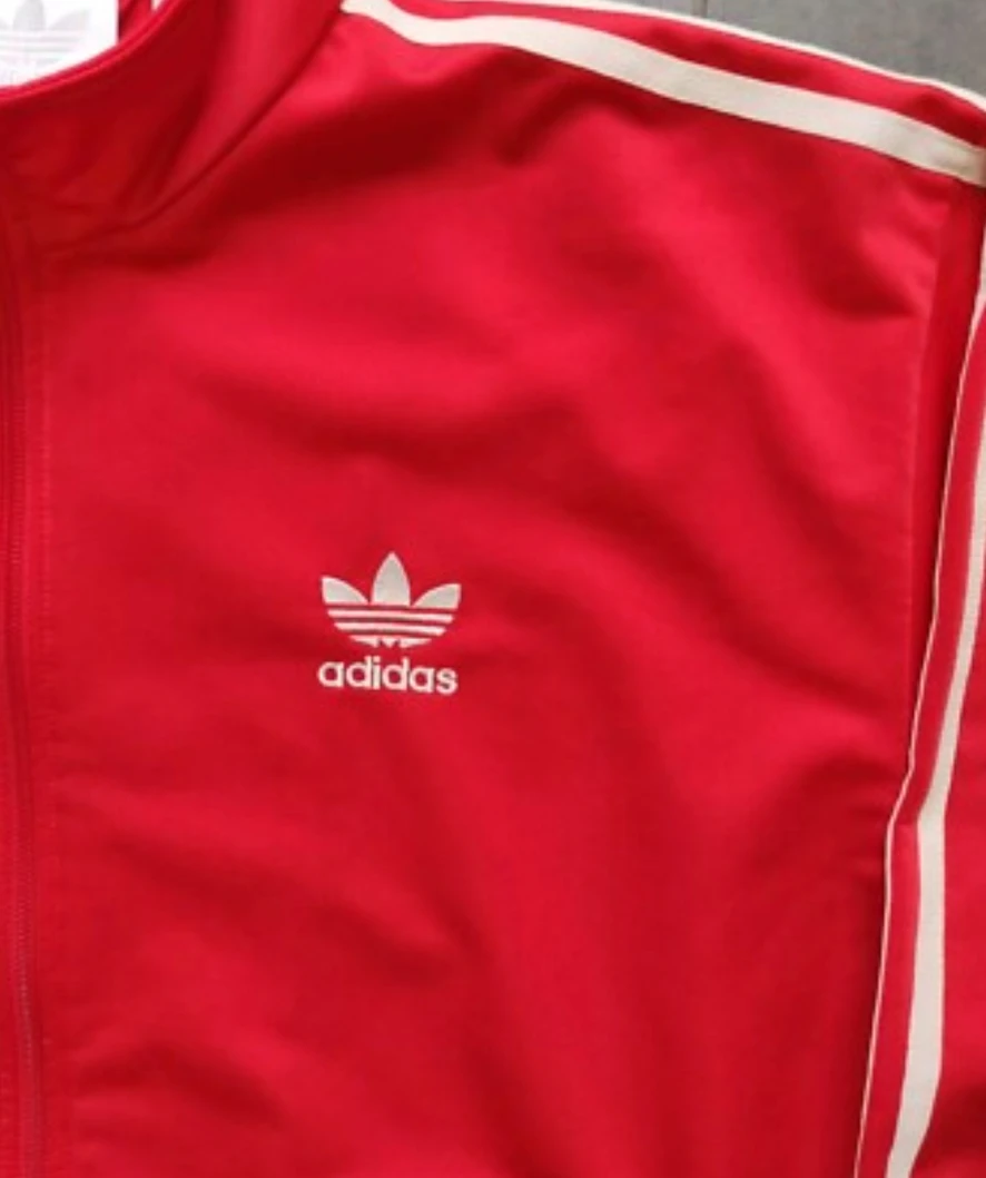 Adidas Track Jacket Red Medium - photo 2