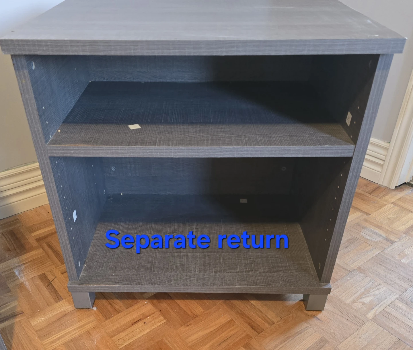 Grey L-Shaped Desk
