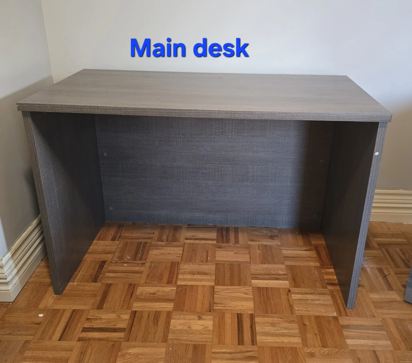 Grey L-Shaped Desk - photo 2