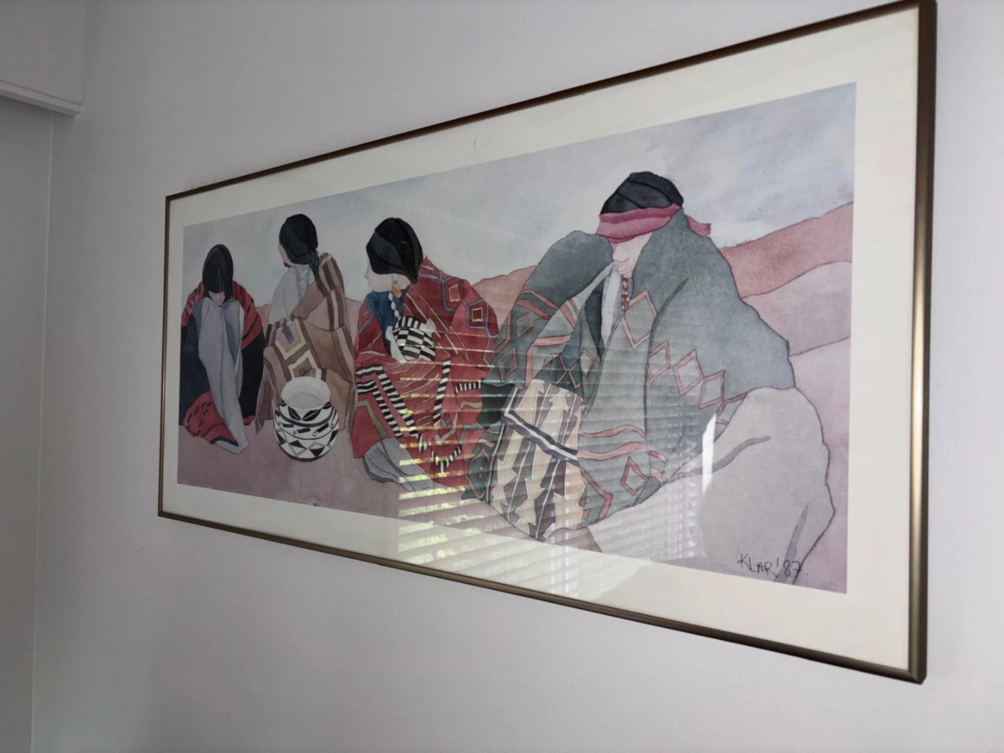 Framed Watercolor Art Print by Klar '87