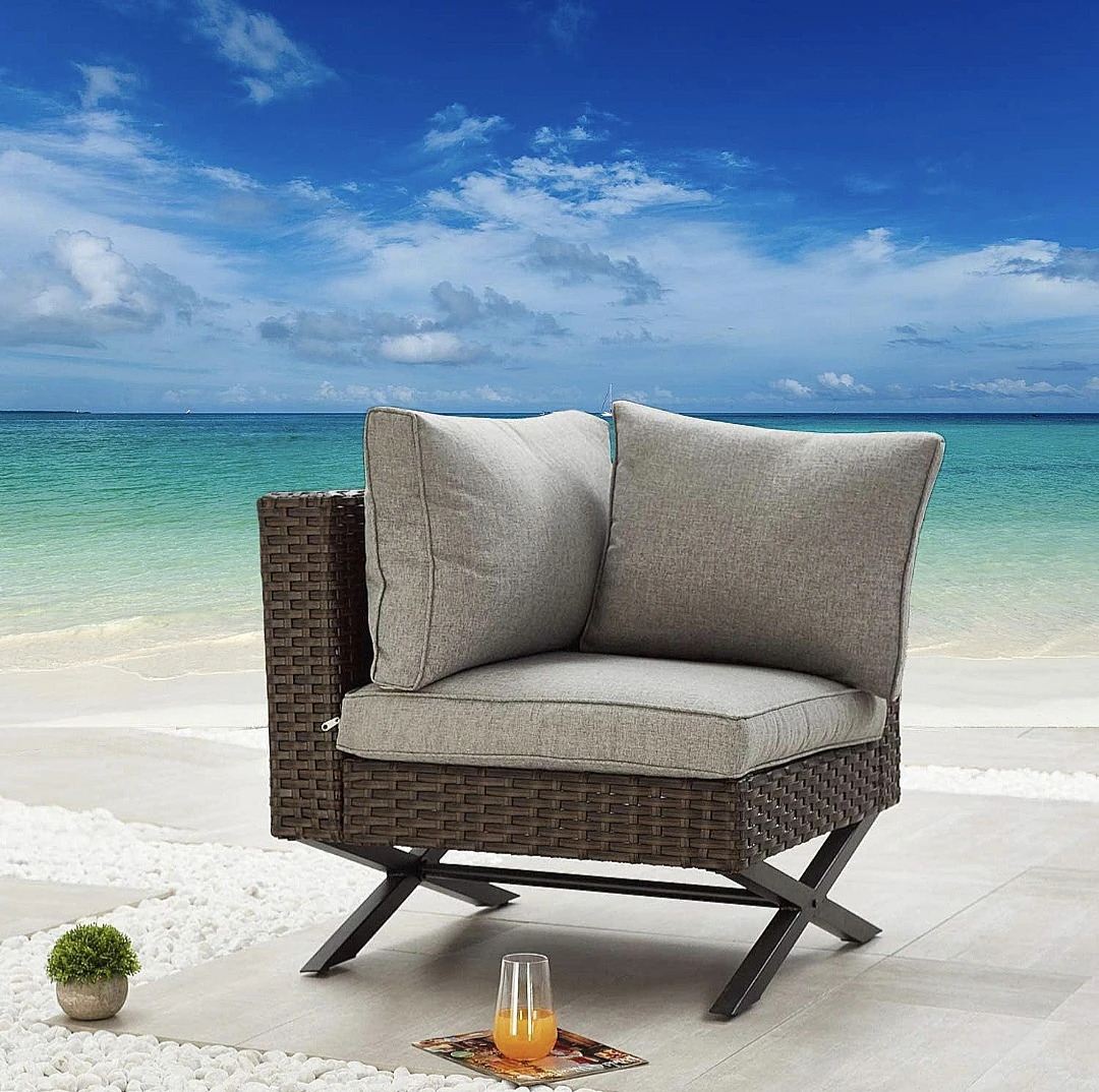 *Brand New***Festival Outdoor Patio Wicker Chair with Cushions. - photo 5