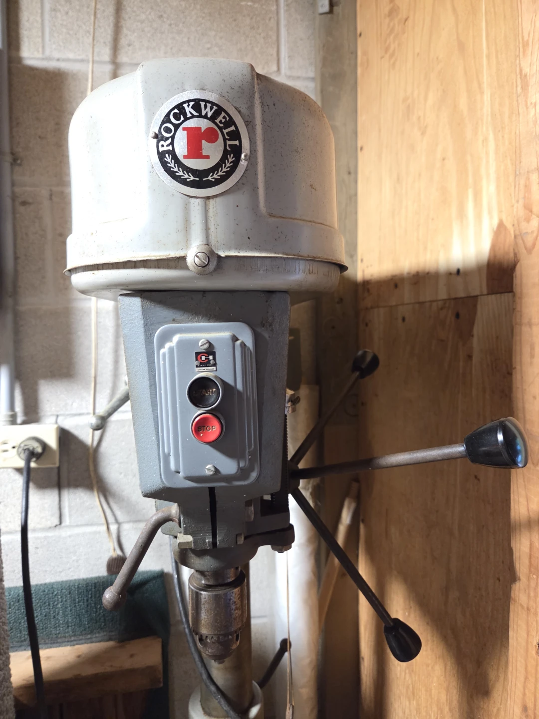 Vintage Rockwell 15" Industrial Drill Press (Series 15-240