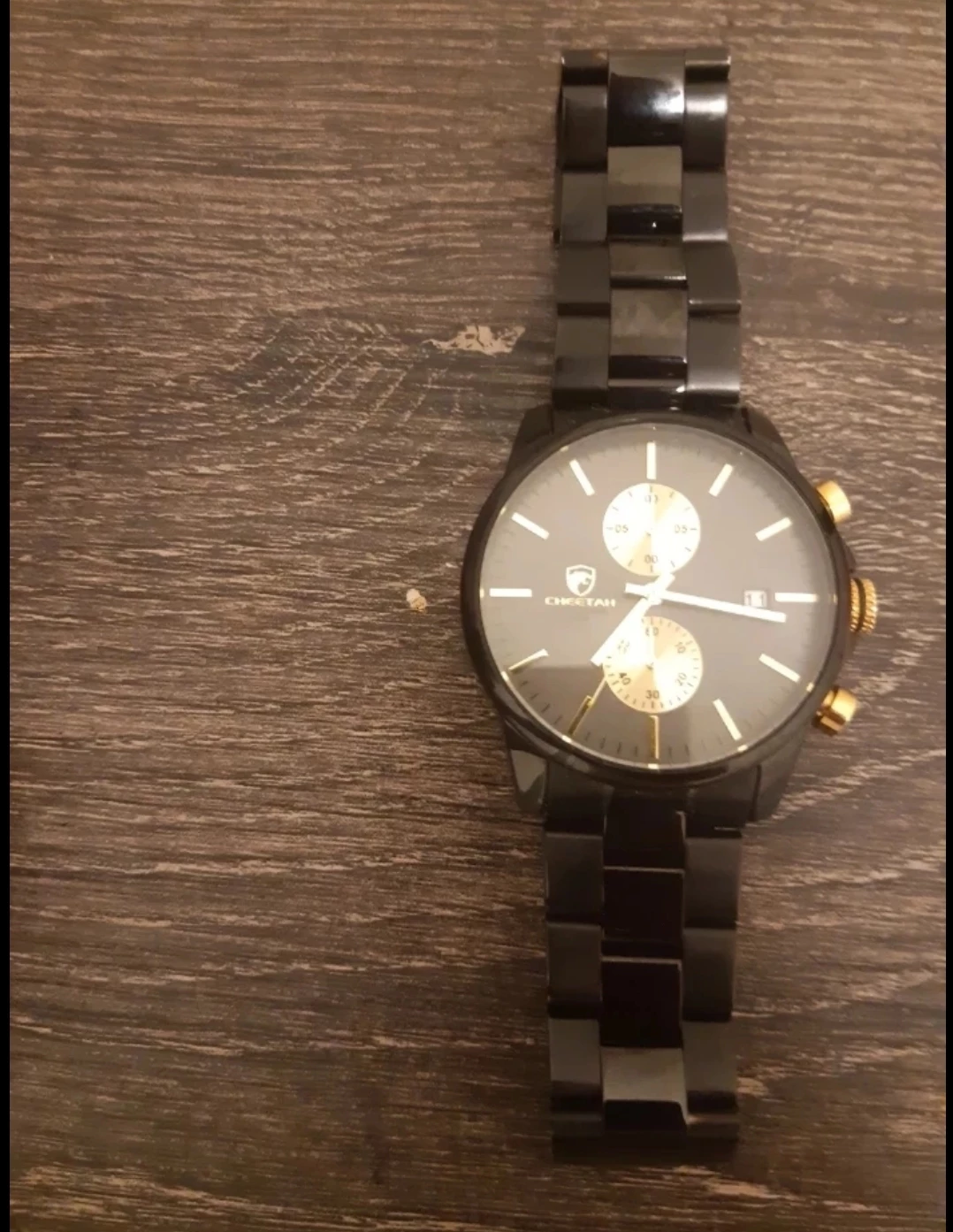 Cheetah Black Chronograph Watch - photo 2