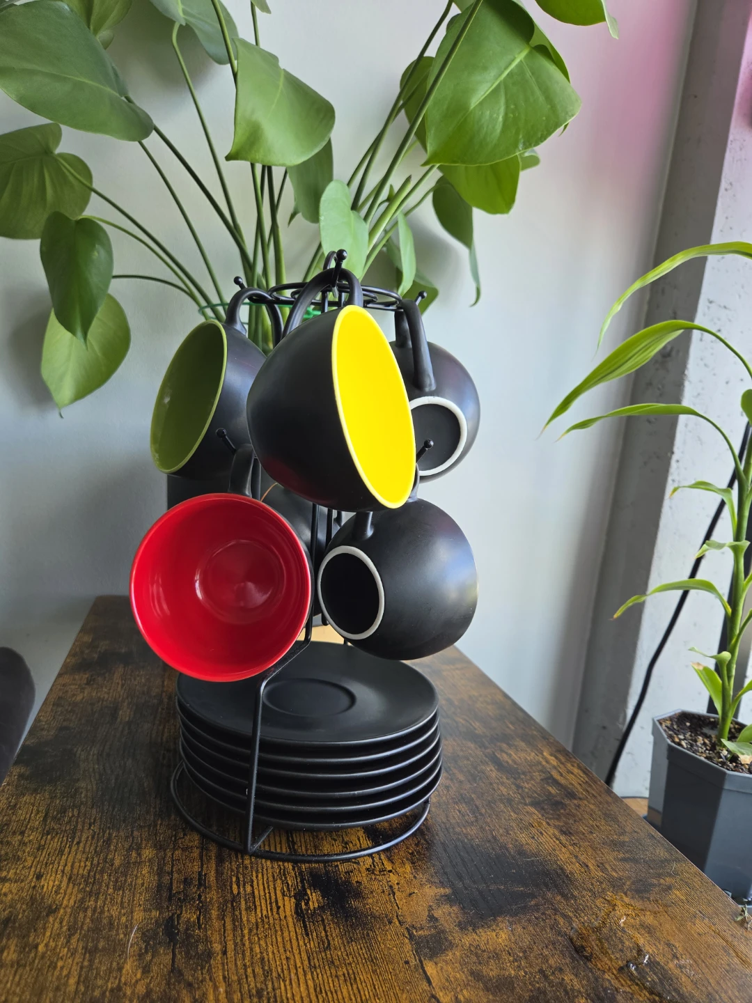 MIAMIO Cappuccino Cups Set with Stand - photo 2