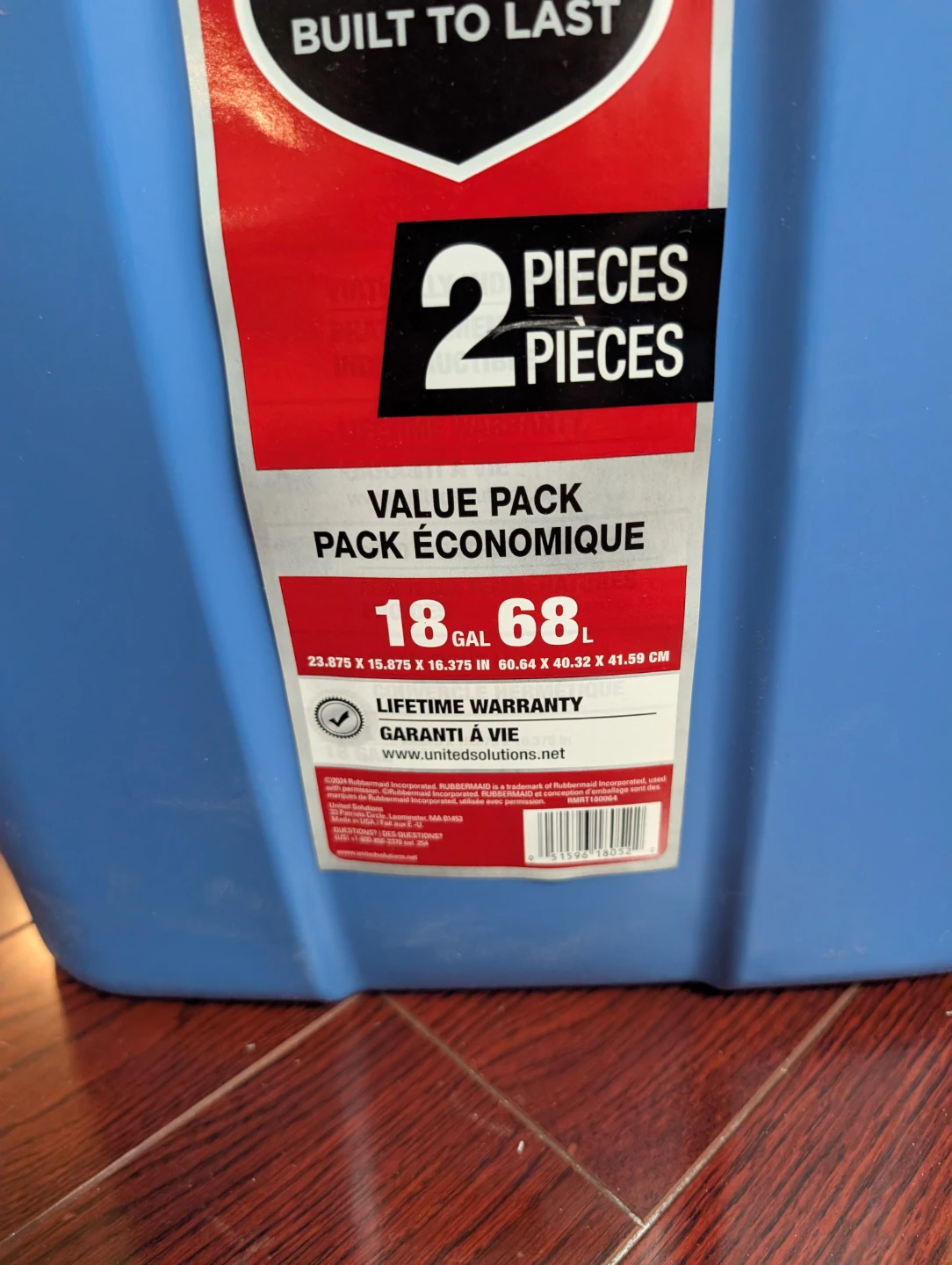 BNWT 10 Rubbermaid Roughneck 18 Gallon Storage Bins - photo 2