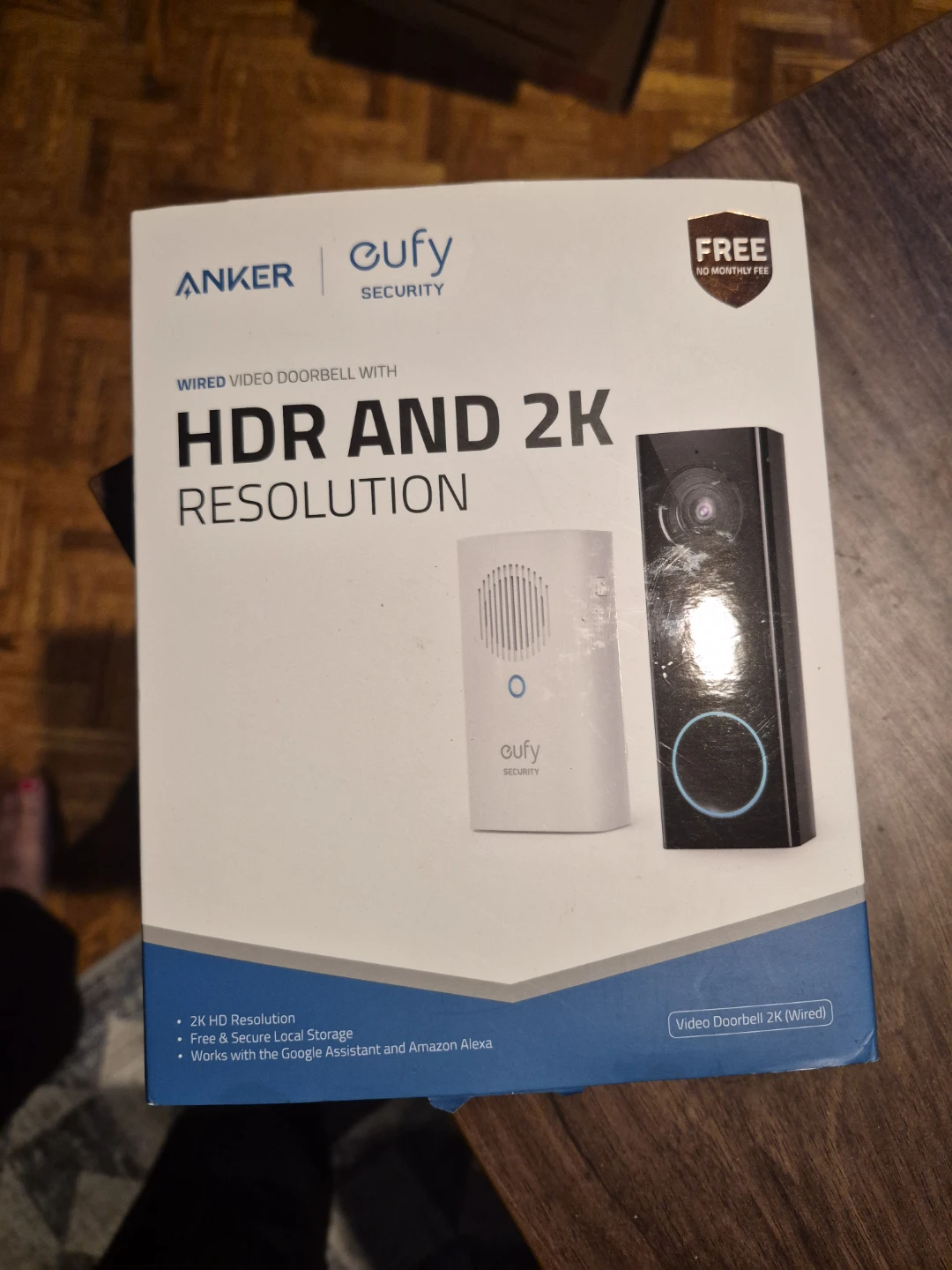 eufy Security Wired Video Doorbell 2K