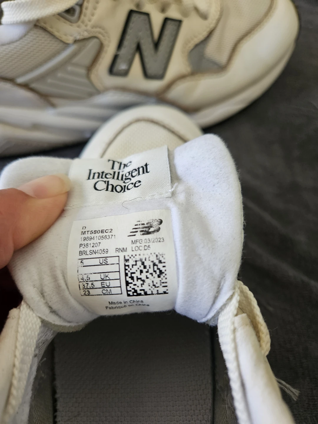 New Balance 580 White Sneakers - photo 2