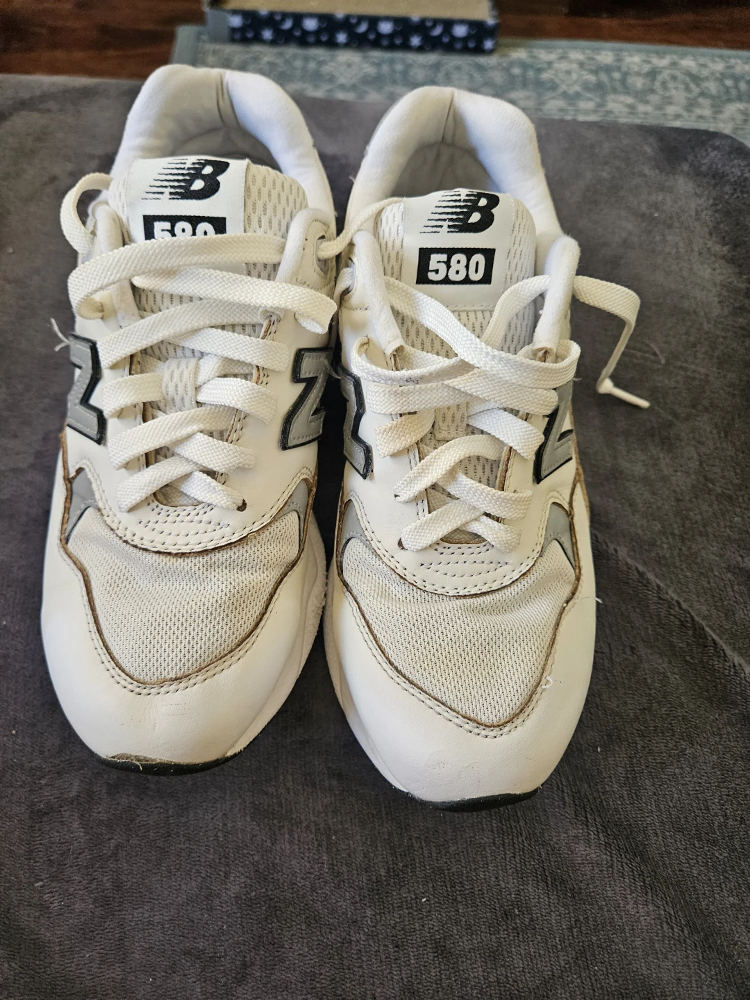 New Balance 580 White Sneakers - photo 3