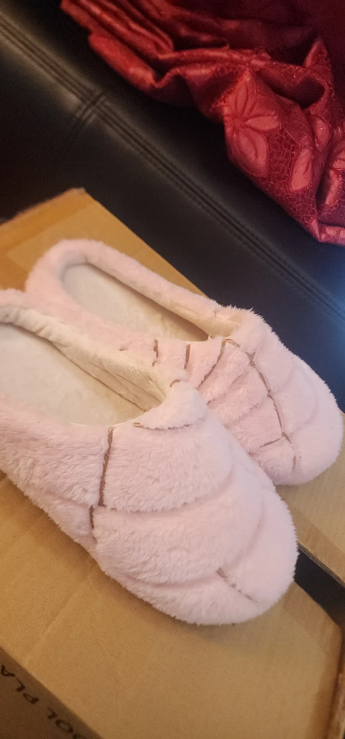 Pink Fuzzy Slippers Mexican sweet bread concha - photo 3