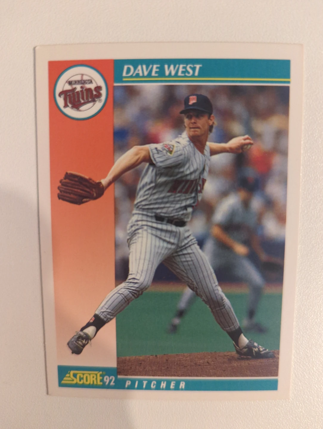 ⚽ Score 1992 Dave West Minnesota Twins Baseball Card