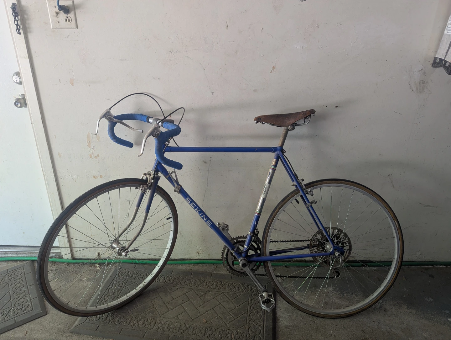 Blue Sekine Road Bike