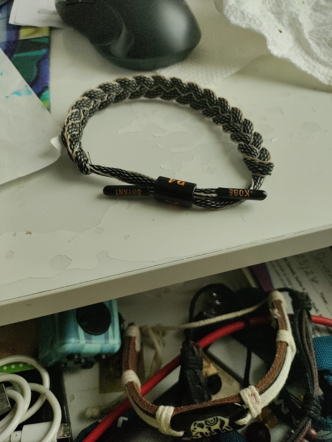 Kobe Bryant Braided Bracelet
