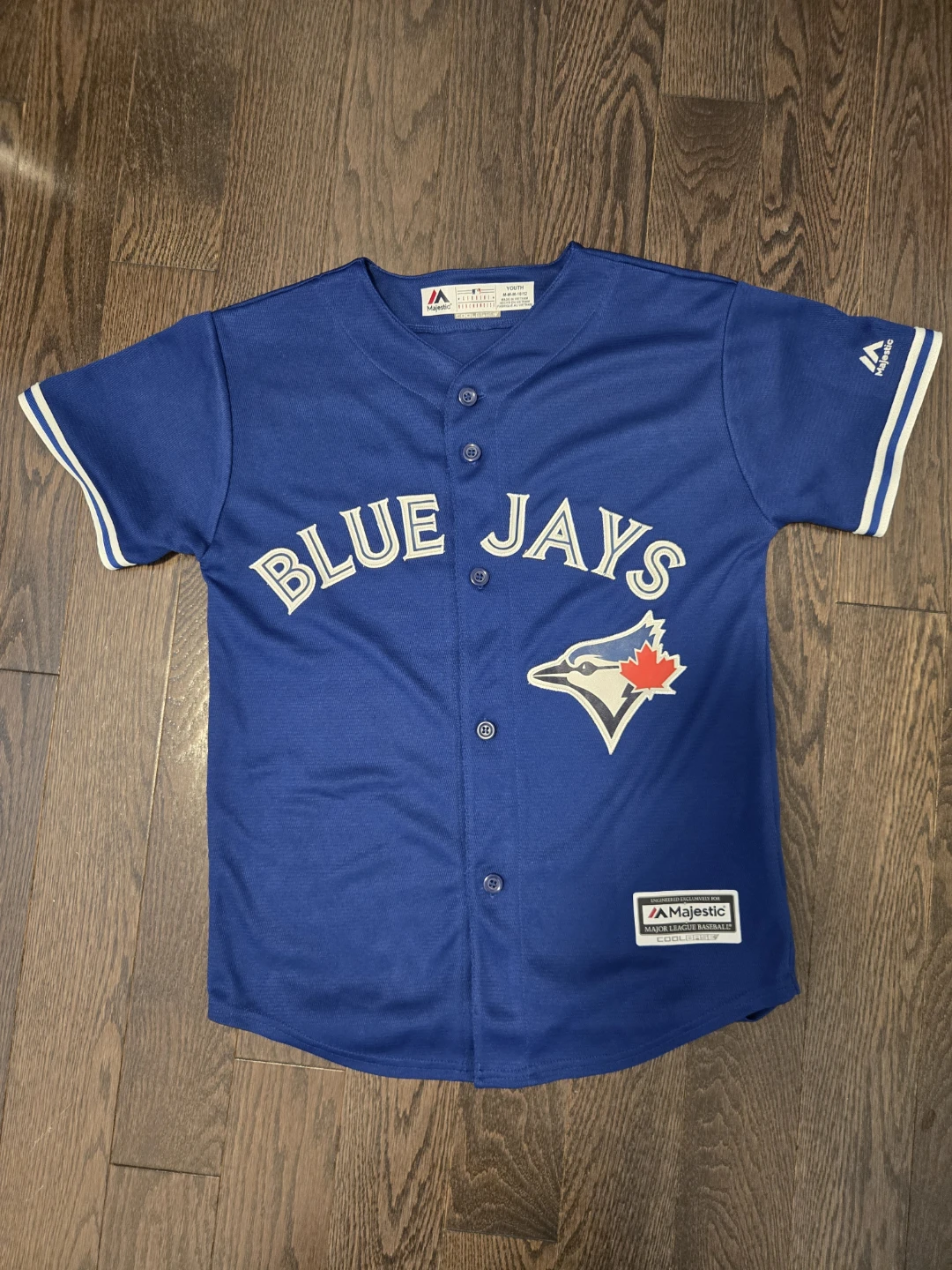 Majestic Youth Blue Jays Baseball Jersey