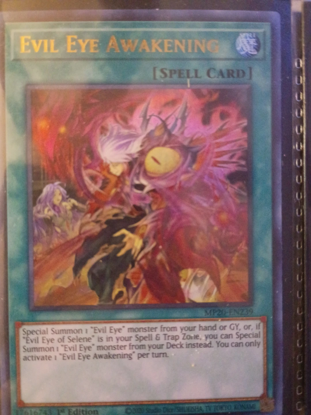 Evil Eye Awakening Spell Card⚽