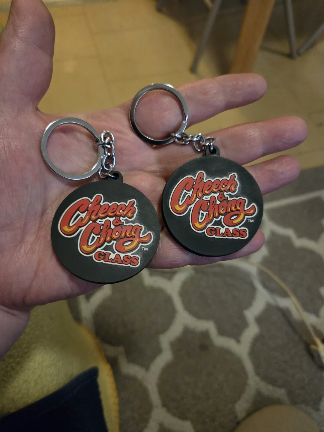 Cheech & Chong Glass Keychains (2 Pack) - photo 2