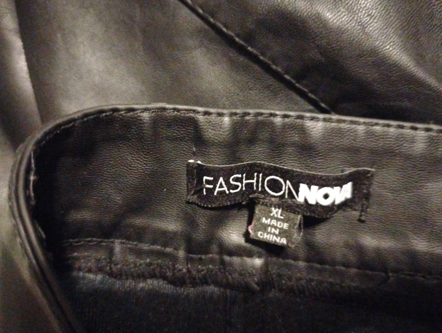 Fashion Nova Faux Leather Shorts XL - photo 3