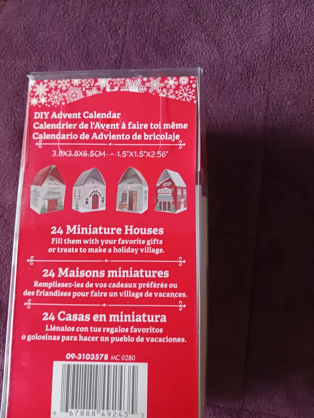 DIY Advent Calendar Treat Boxes - 24 Miniature Houses - photo 3