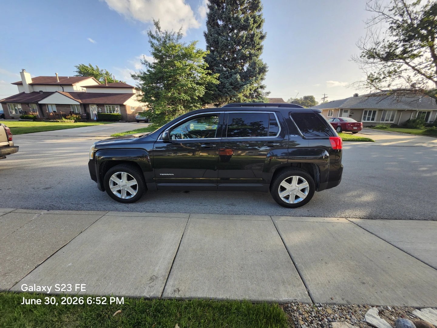 Black GMC Terrain SUV