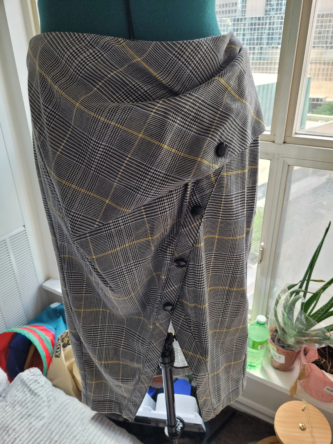 Plaid Pencil Skirt - Asos