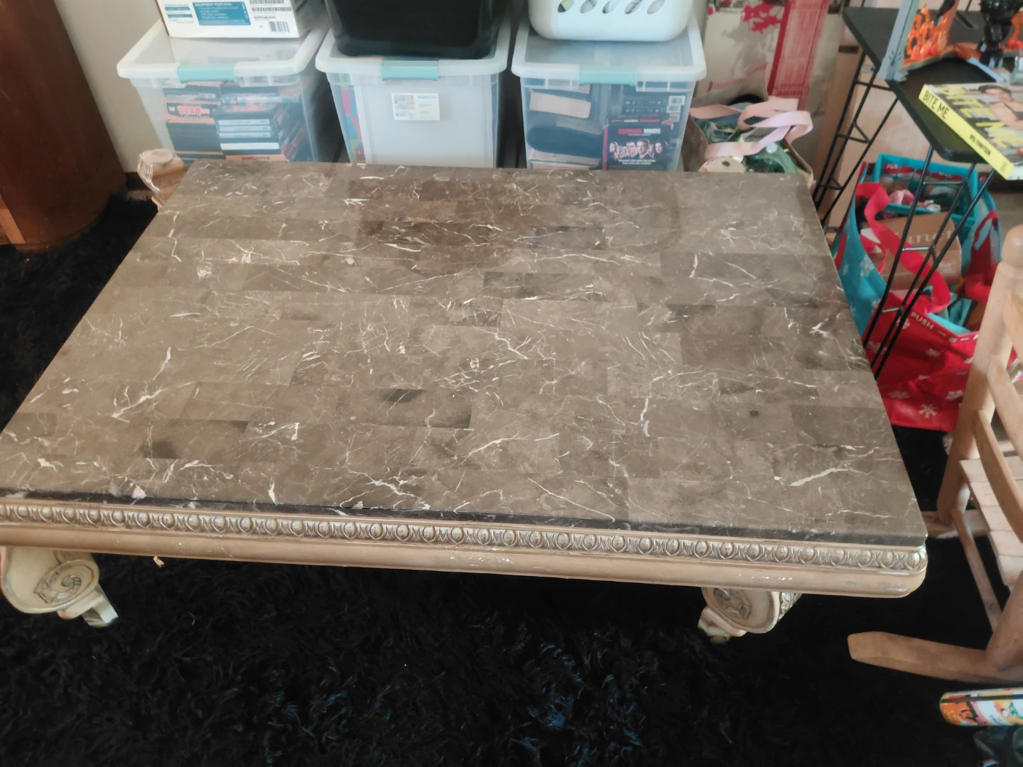 Real marble table. - photo 4