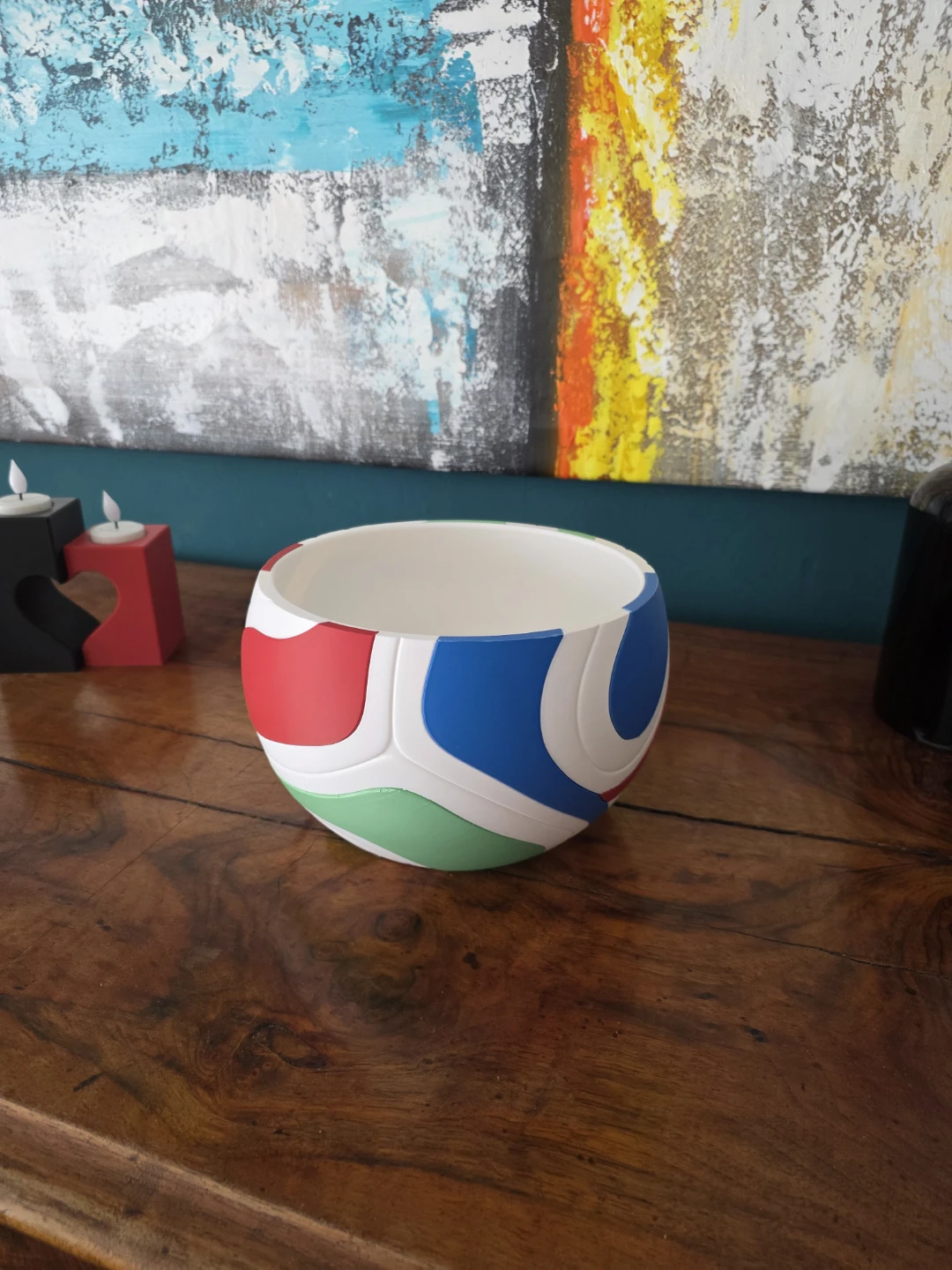 ​⚽ Custom Multi-Color Soccer Snack Bowl – Perfect for Match Day! - photo 5