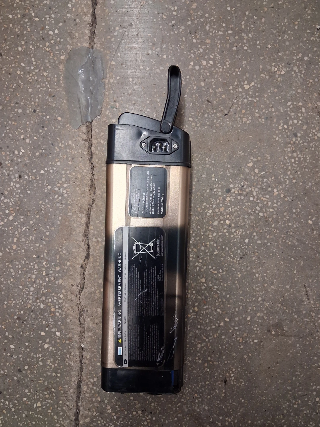 36V 10000mAh E-bike Battery Pack