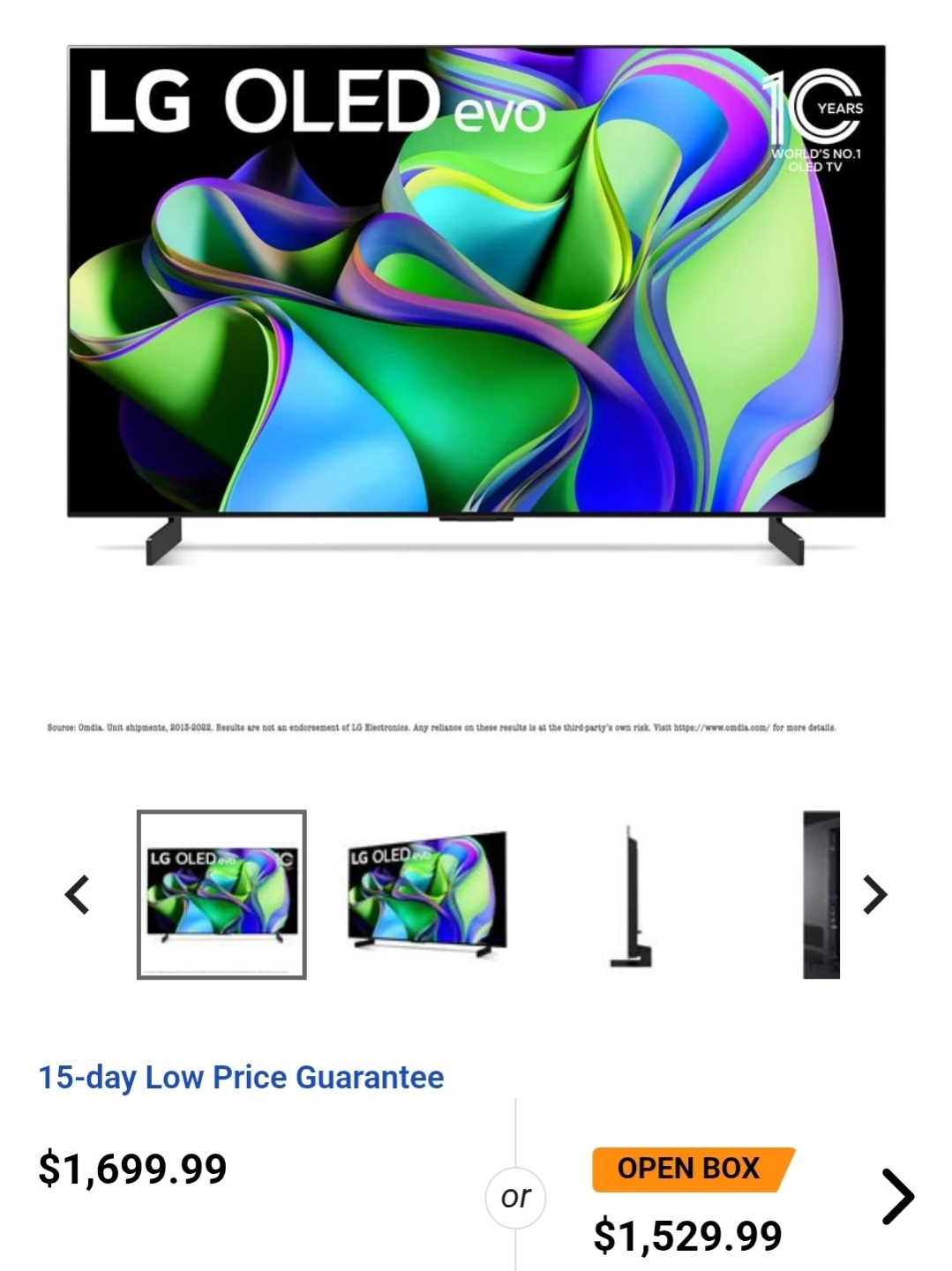LG OLED evo 42" Smart TV - photo 3