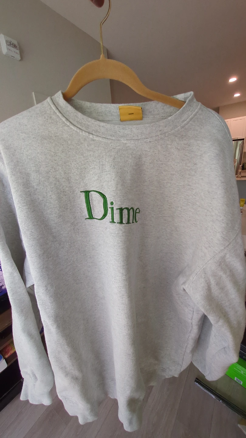 Dime Crewneck Sweatshirt XXL Grey