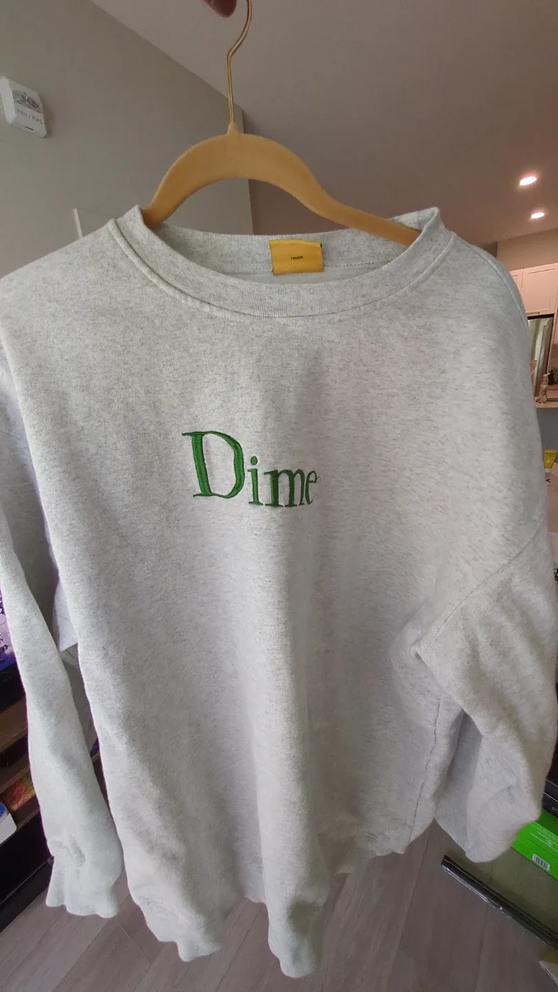 Dime Crewneck Sweatshirt XXL Grey