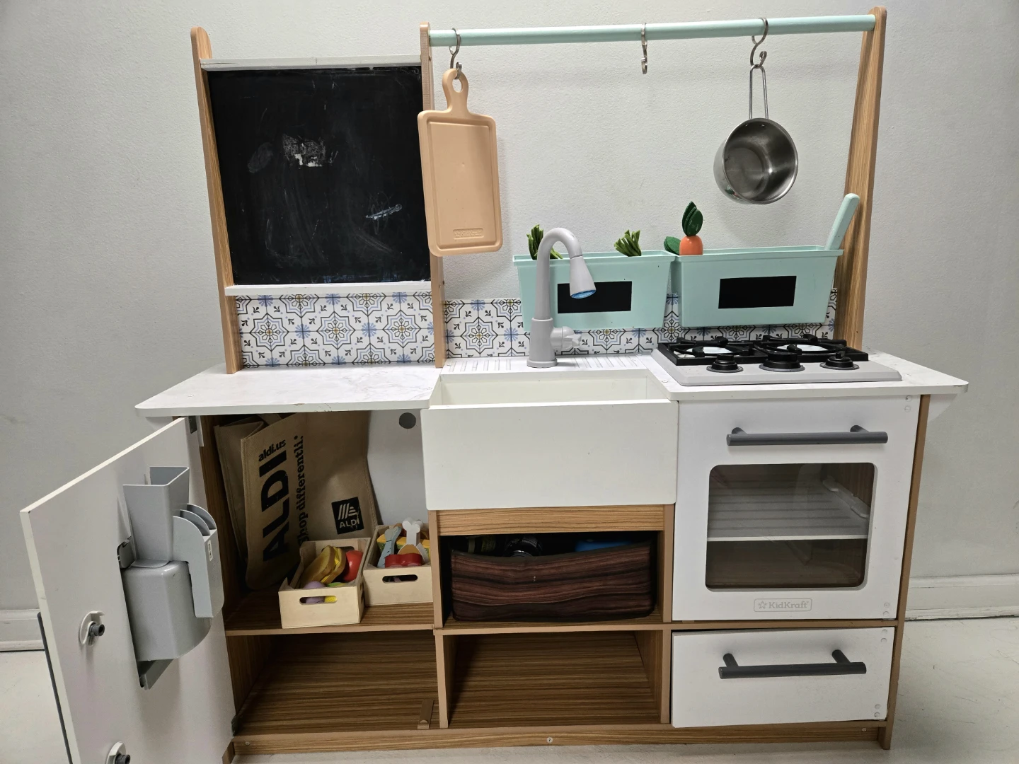 KidKraft Wooden Play Kitchen with Accessories