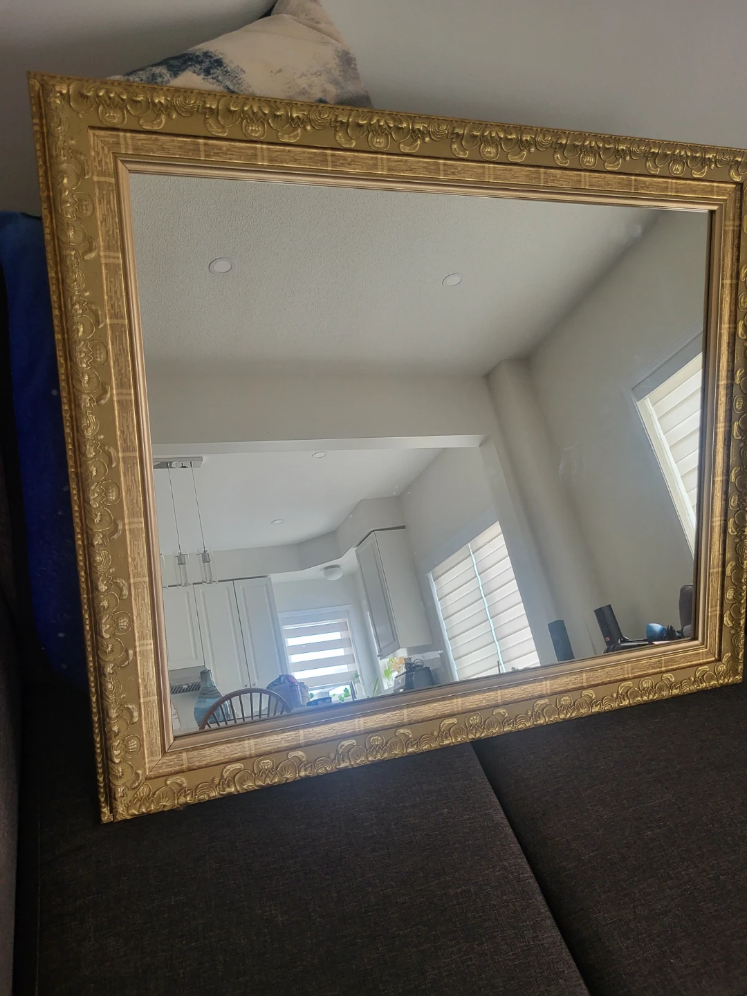 Ornate Gold Framed Wall Mirror