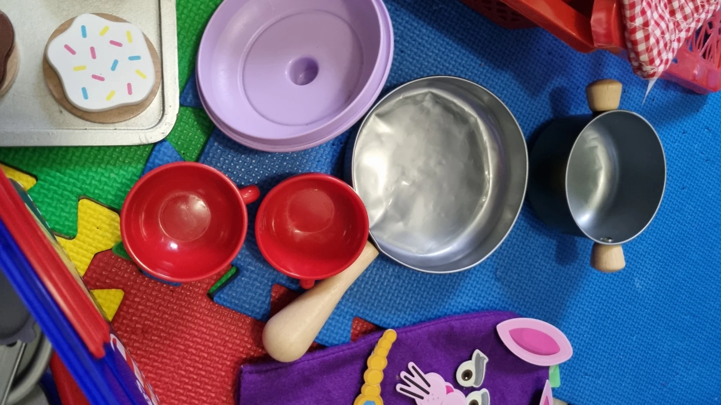 Wooden Play Food and Kitchen Accessories Set - photo 3