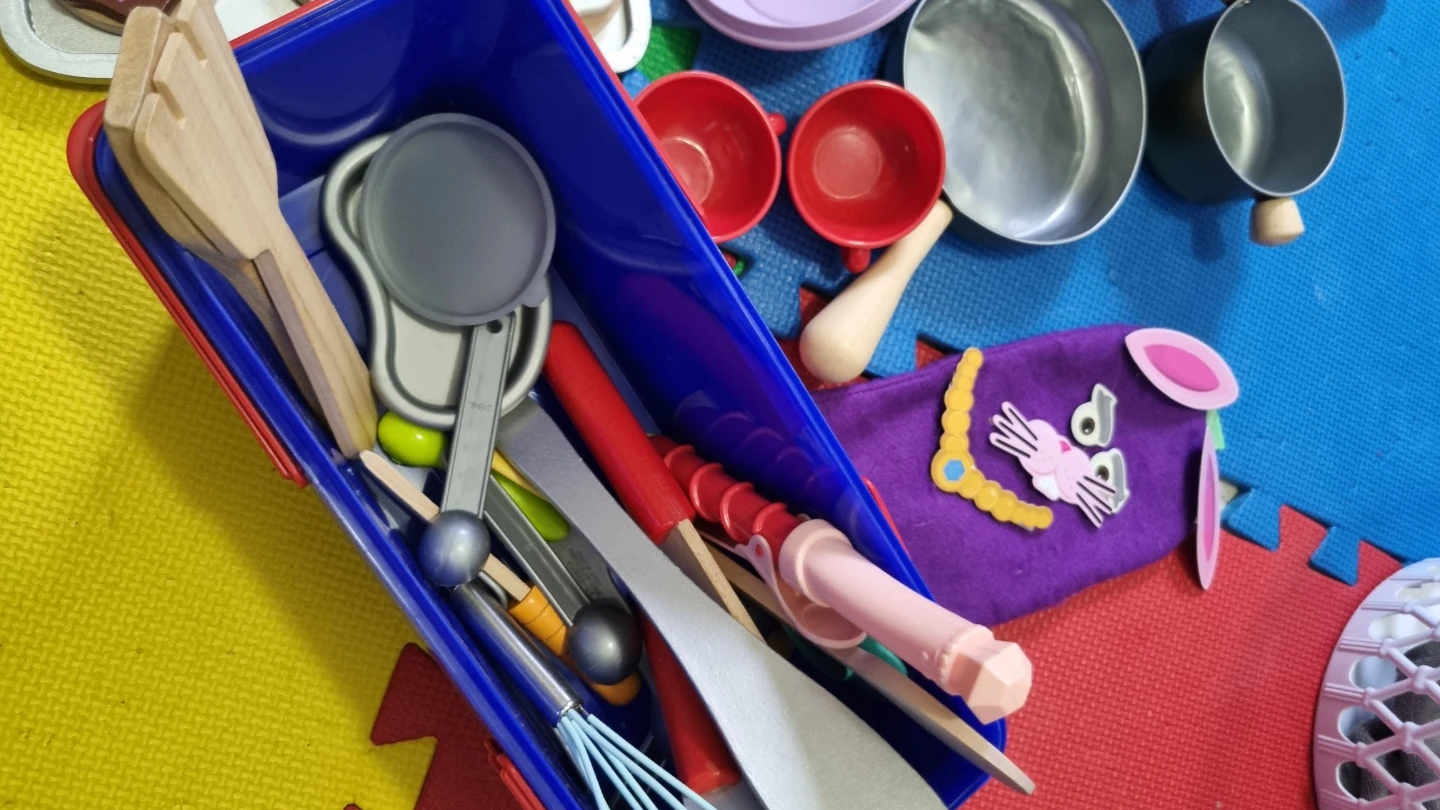 Wooden Play Food and Kitchen Accessories Set - photo 4