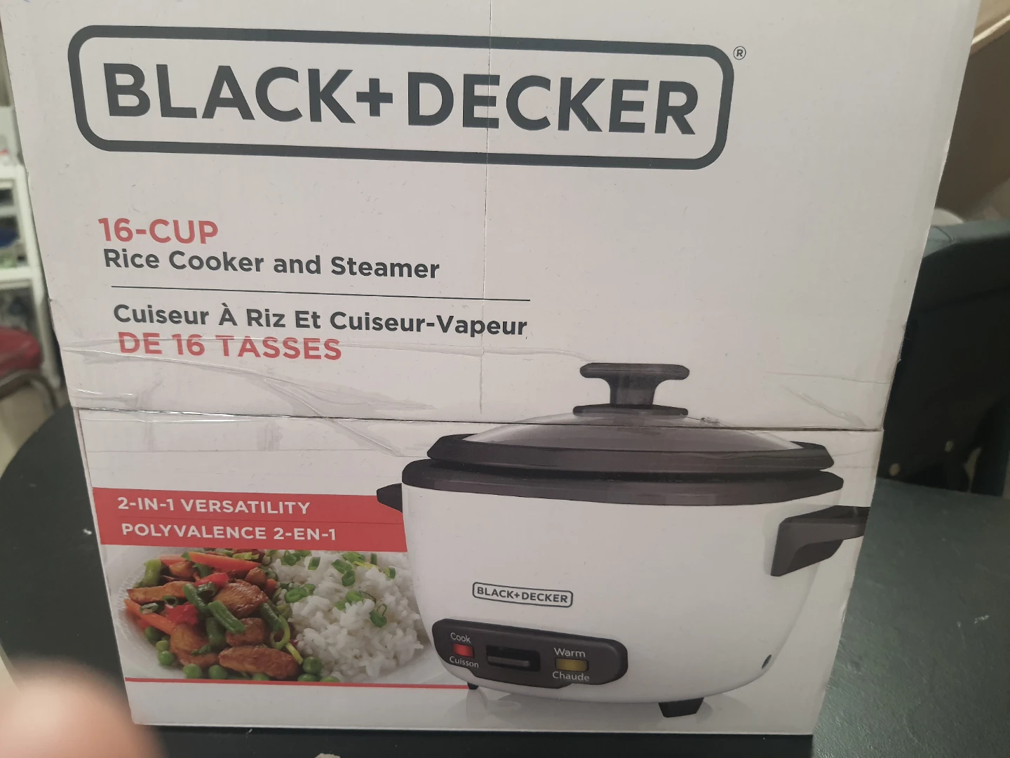 BLACK+DECKER 16-Cup Rice Cooker and Steamer - photo 2