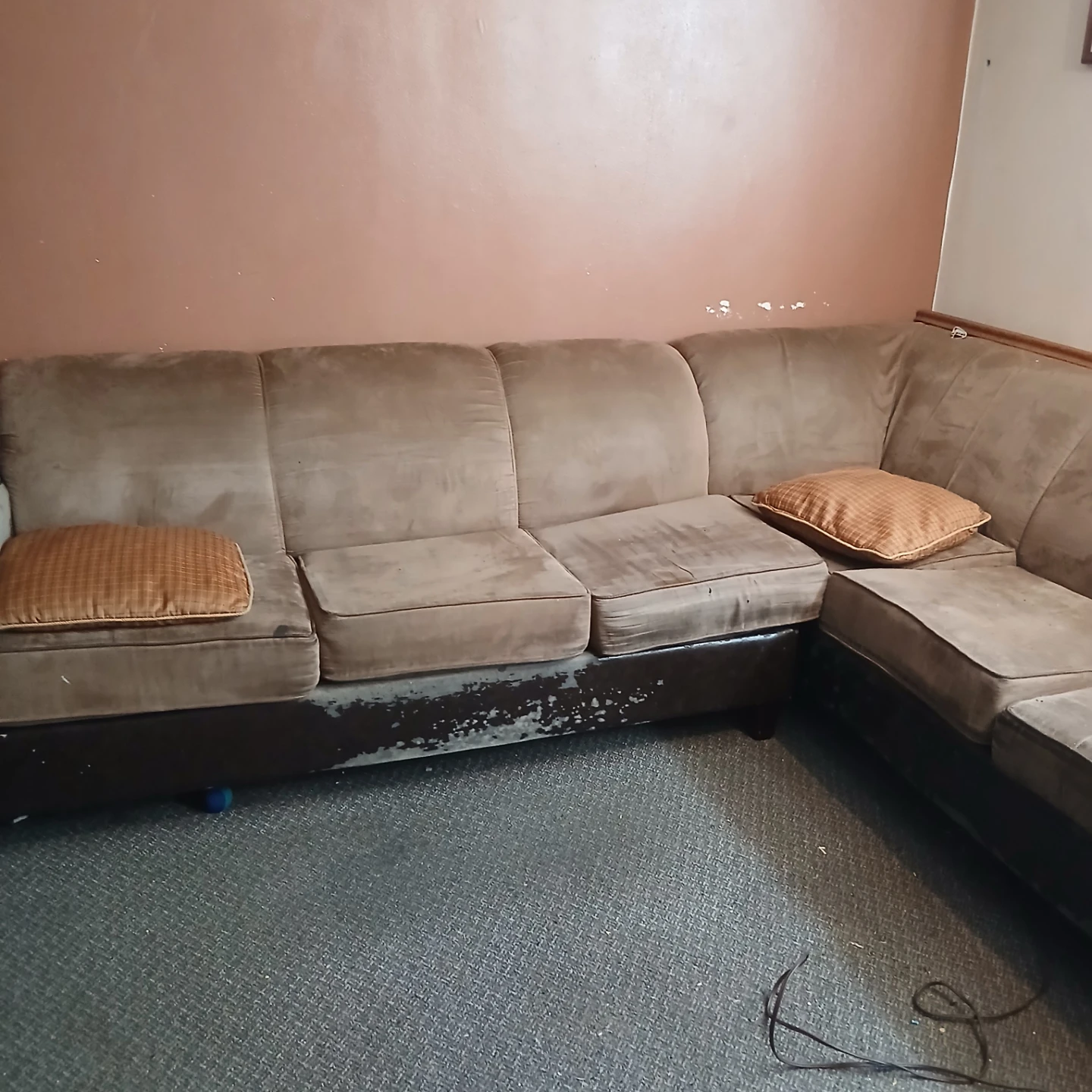 L Shape Sofa Bed - used but comfortable - photo 2