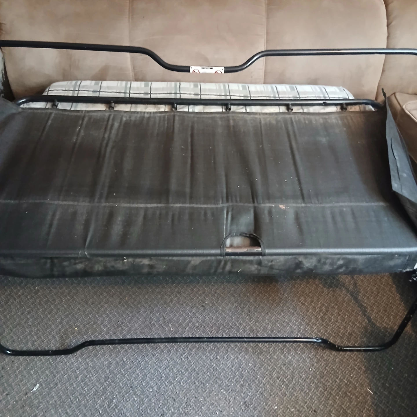 L Shape Sofa Bed - used but comfortable - photo 5