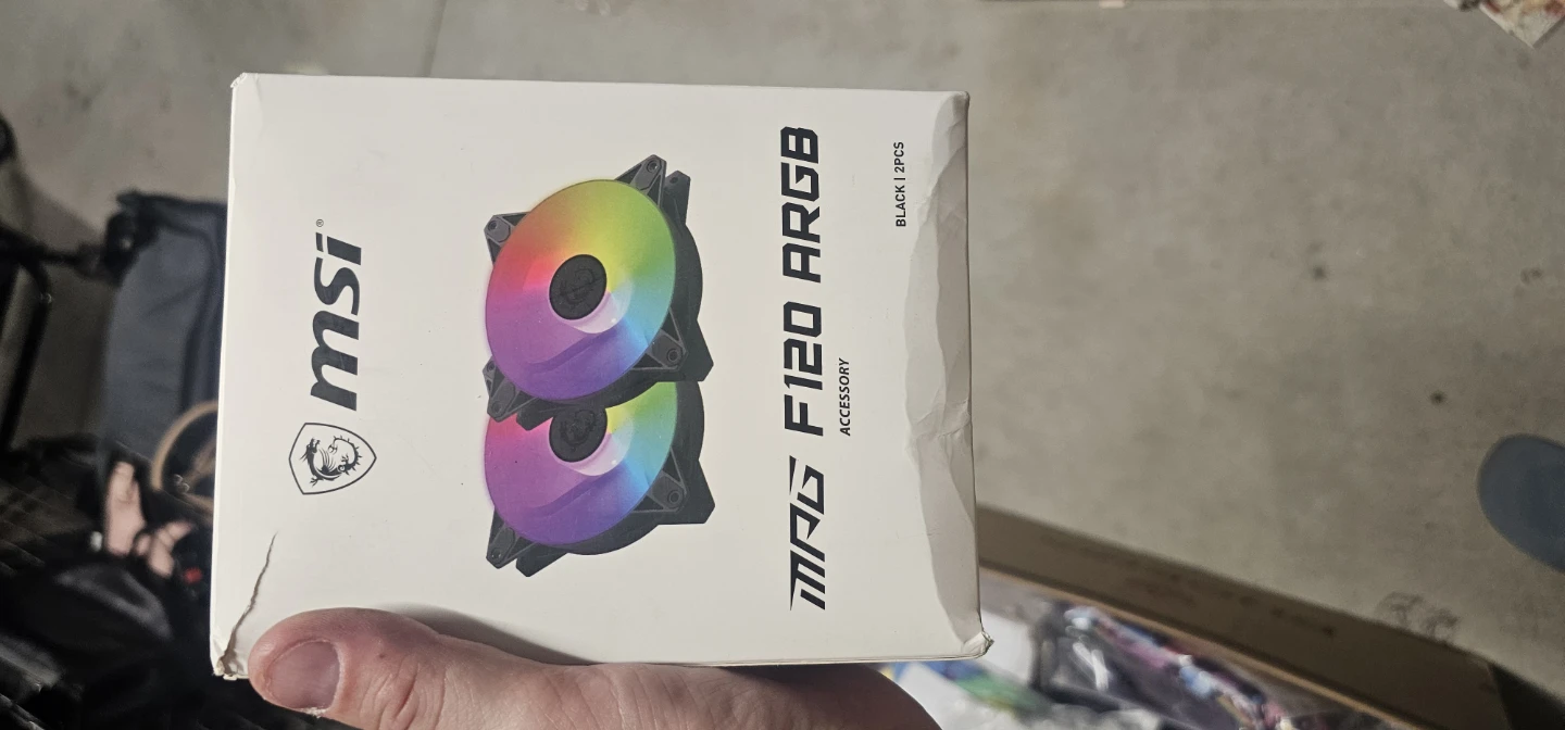 MSI MAG F120 ARGB Case Fans (2-Pack)