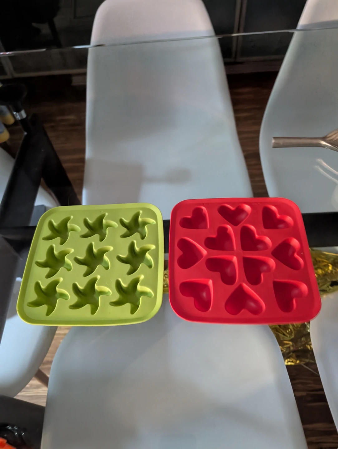 Silicone Molds - Star and Heart Shapes