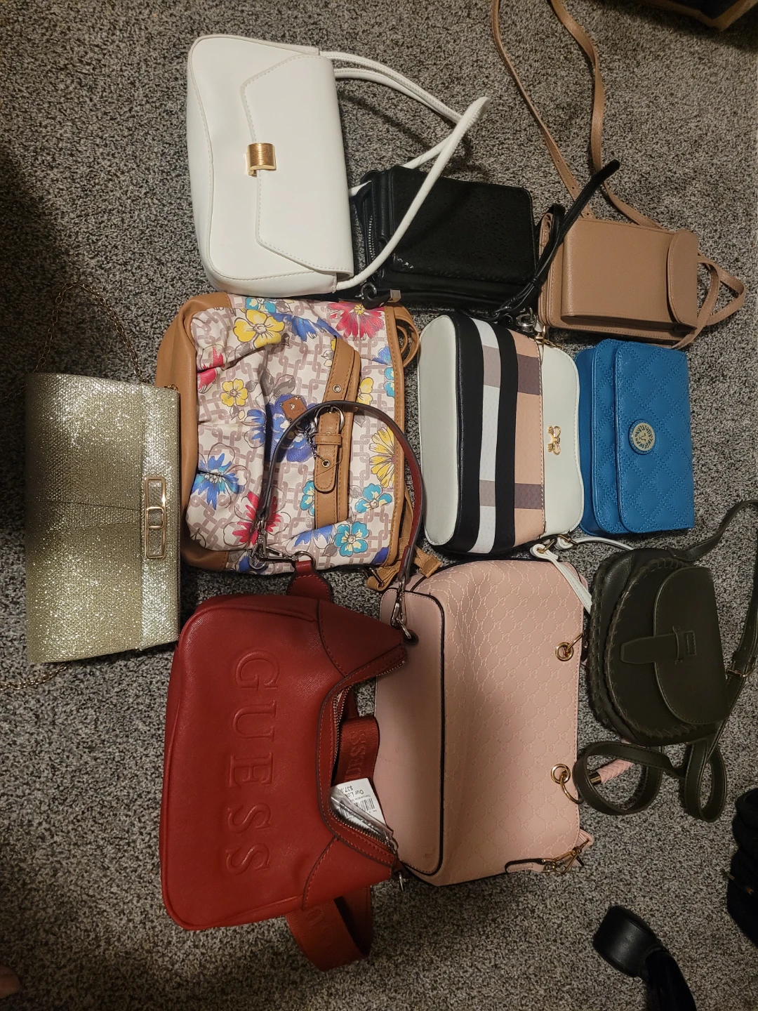 Collection of 9 Women's Handbags and Purses