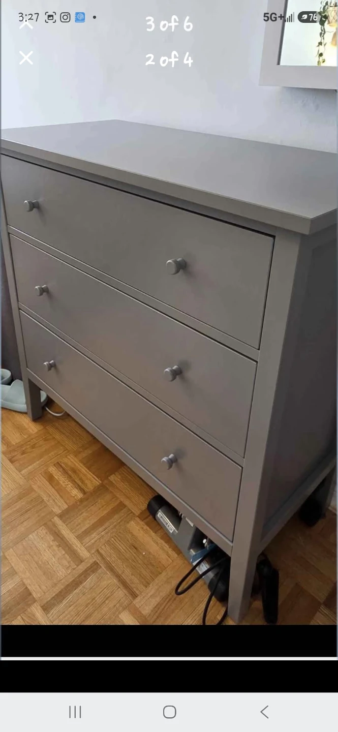Dresser Large Grey Gullaberg Ikea - photo 2