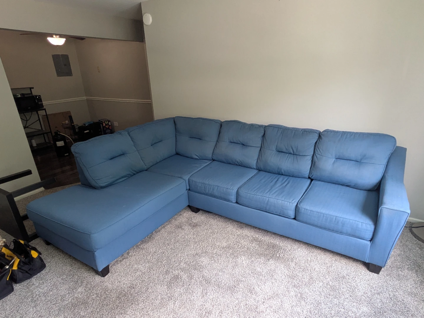 Blue Sectional Sofa