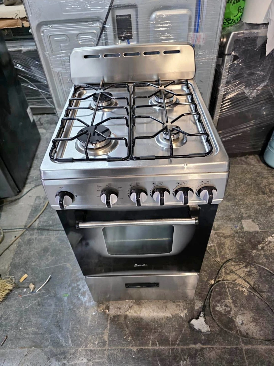Avanti 20in Stainless steel gas stove