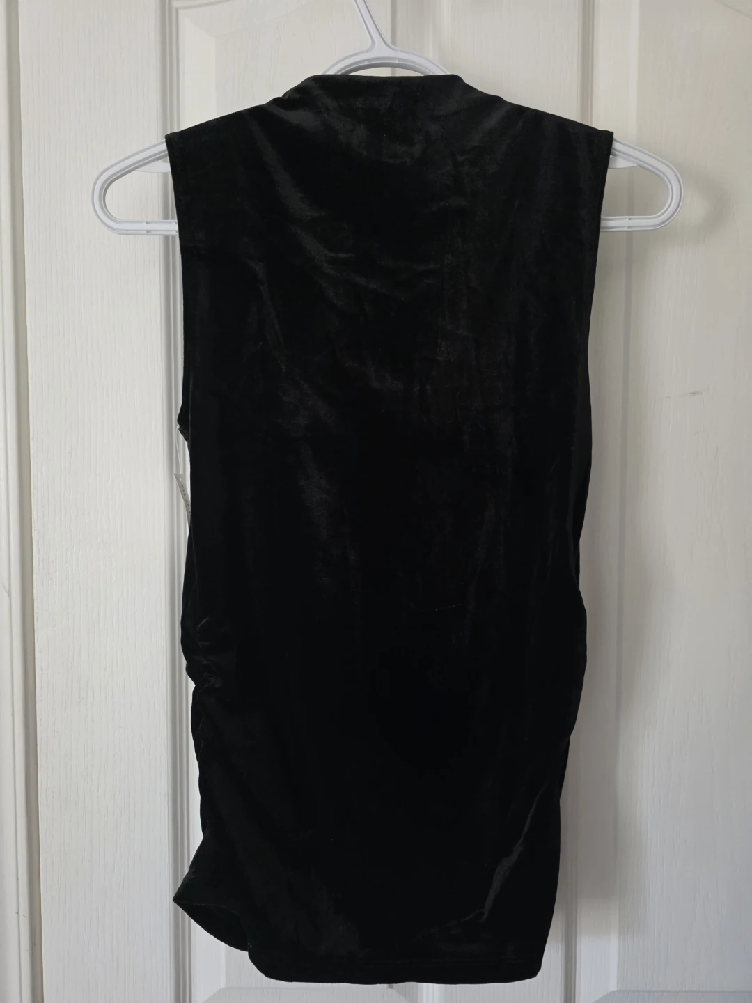 Old Navy Maternity Black Velvet Sleeveless Top - photo 2