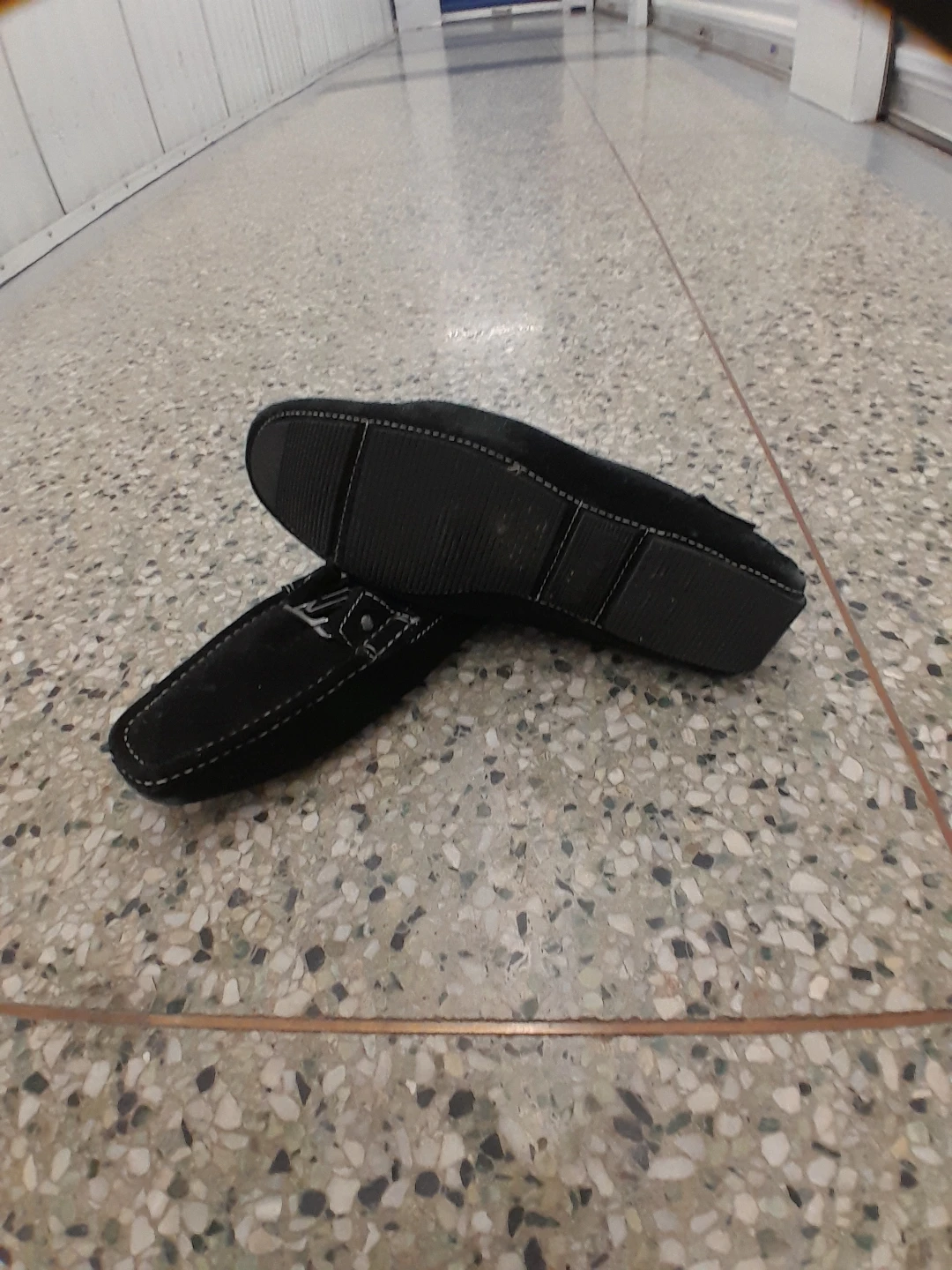 Louis Vuitton Black Suede Loafers Men's Size 9 - photo 3