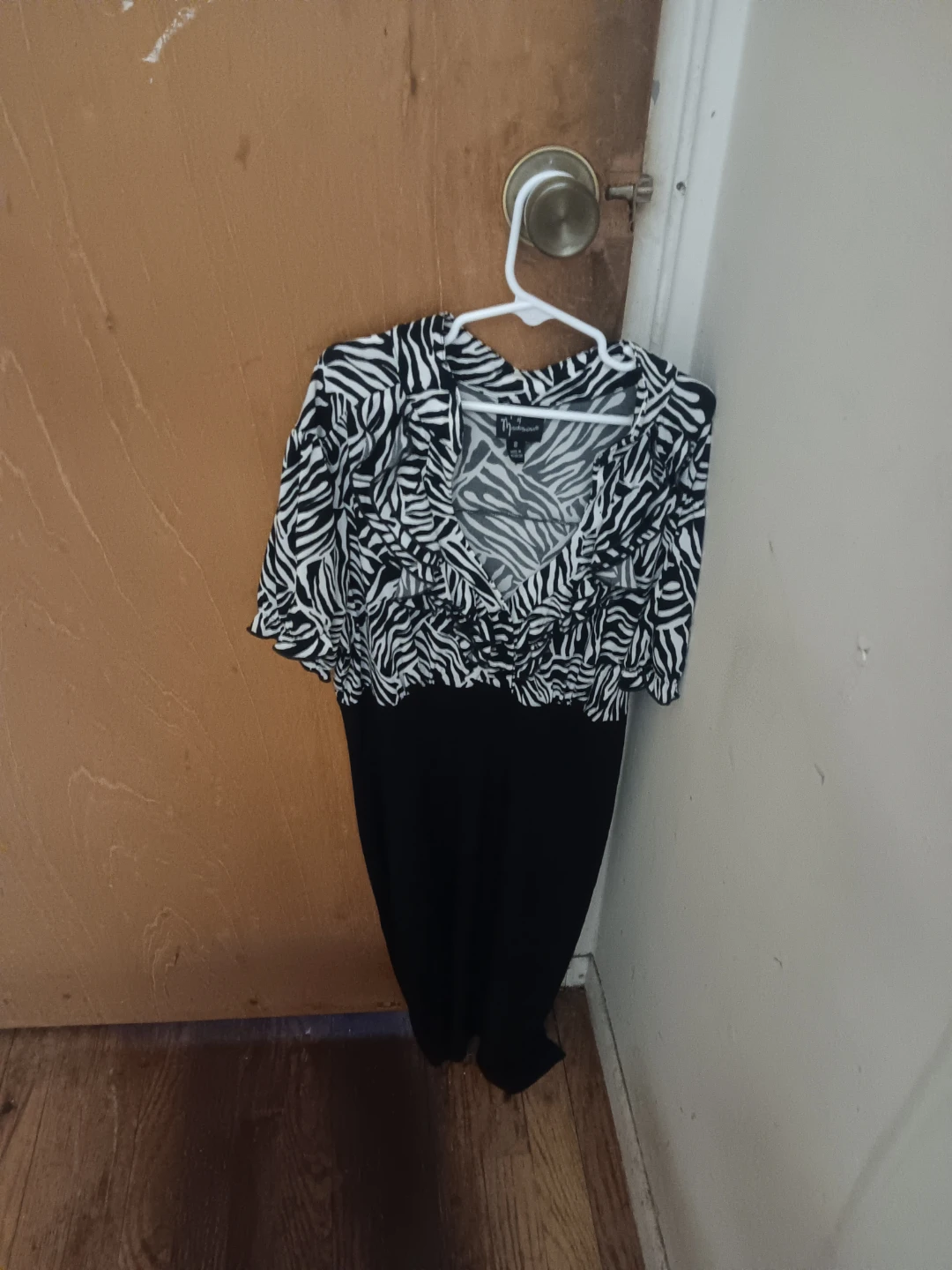 Mercer & Madison Zebra Print Dress Size 8