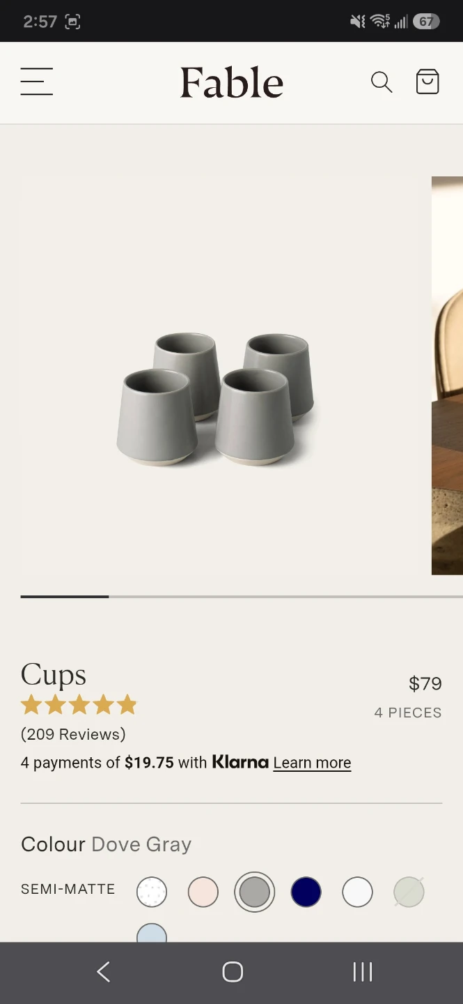 Fable Carafe & Cups - photo 2