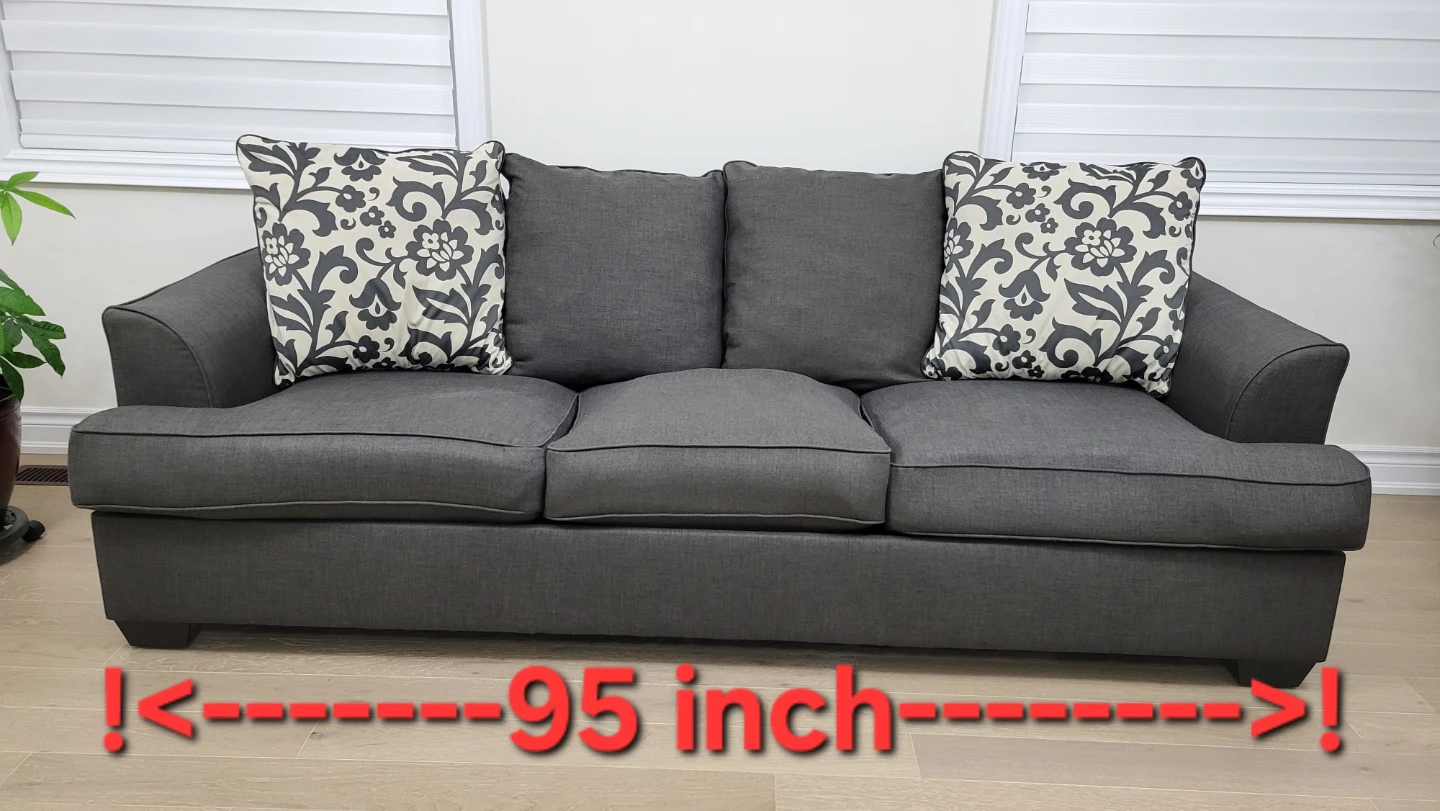 3-Seater Sofa & Matching Loveseat (Removable Cushions)