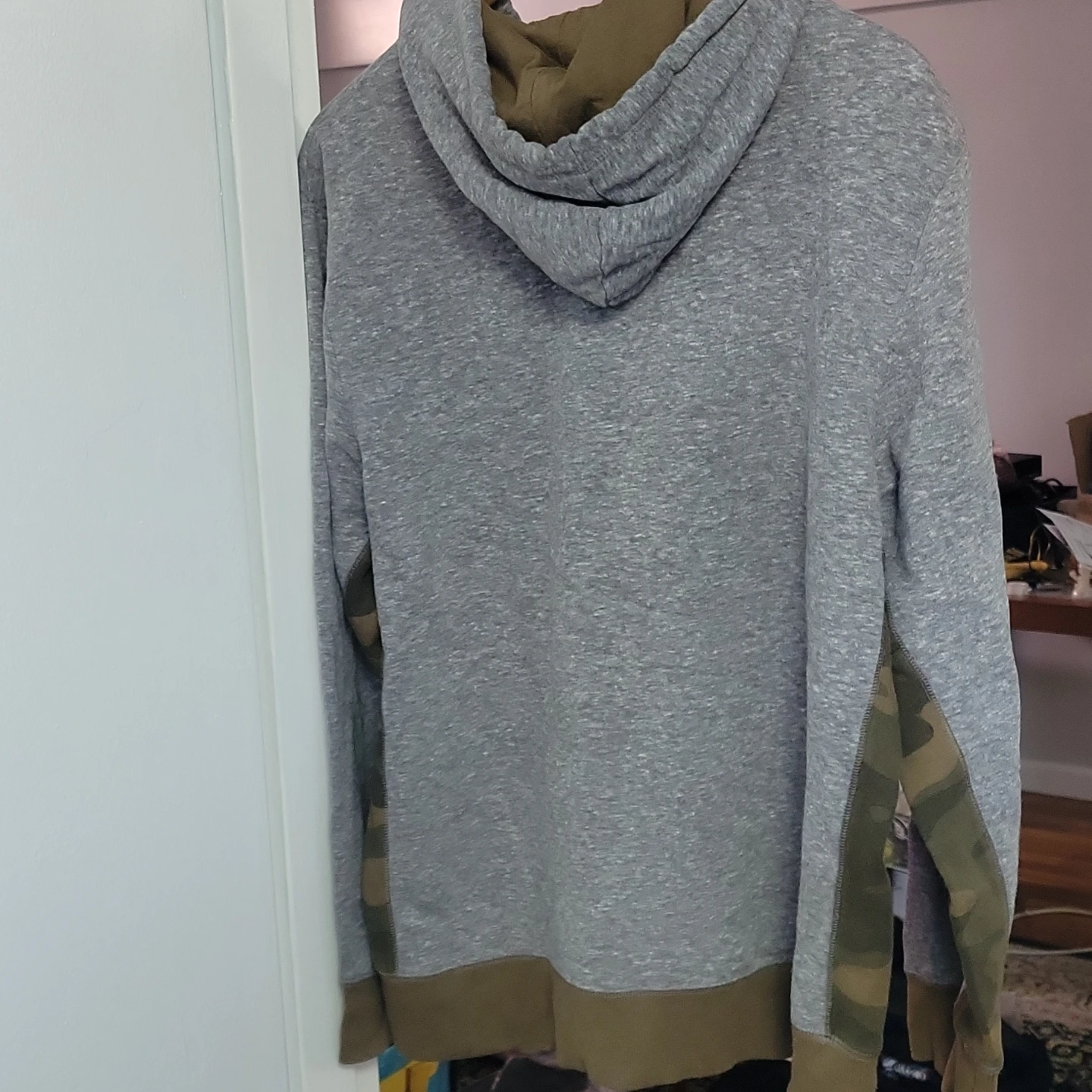 American Rag Cie Men's Hoodie XL Gray Camo Trim - photo 4