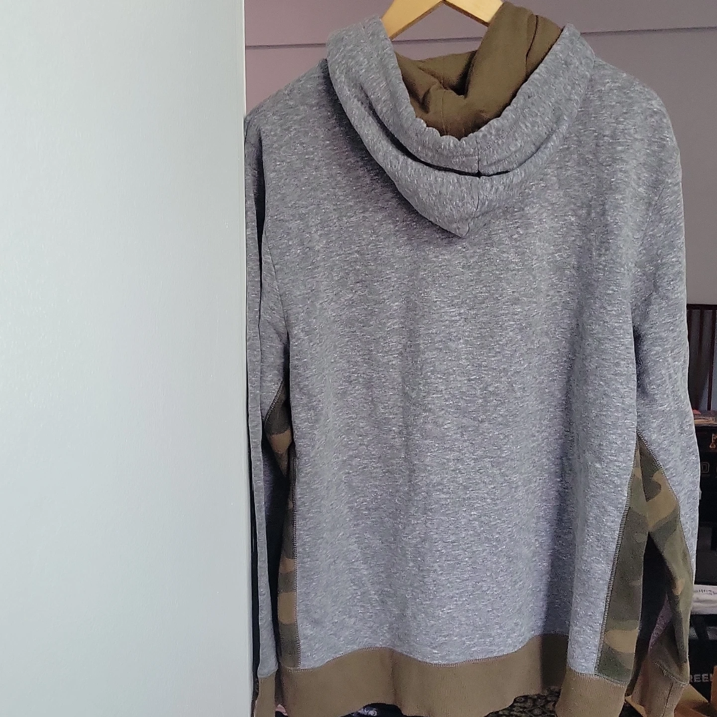 American Rag Cie Men's Hoodie XL Gray Camo Trim - photo 5
