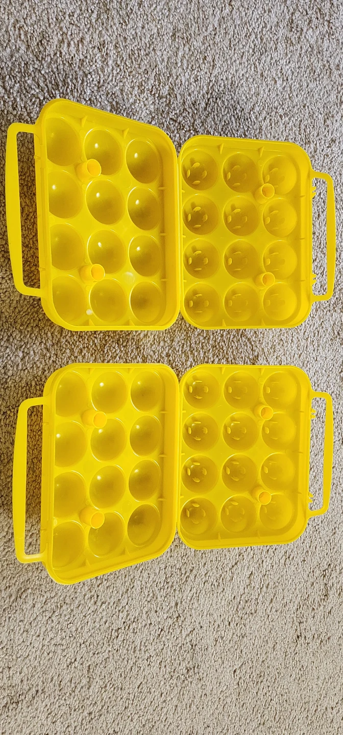 Yellow Egg Holders (Set of 2) - photo 2